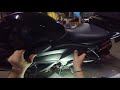 ｢風来R25｣YZF-R25、SSKカーボンサイドカバー交換作業