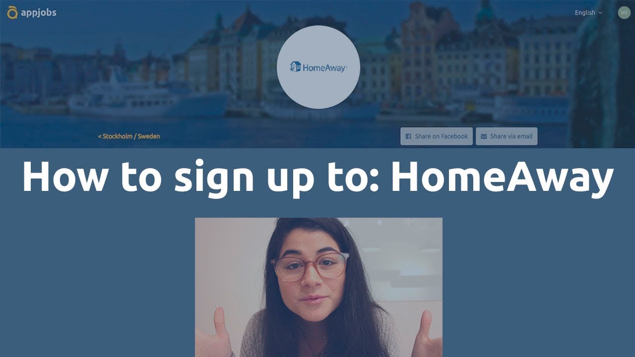 How to sign up to HomeAway YouTube