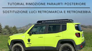 Tutorial rimozione paraurti posteriore e sostituzione fari retromarcia e retronebbia