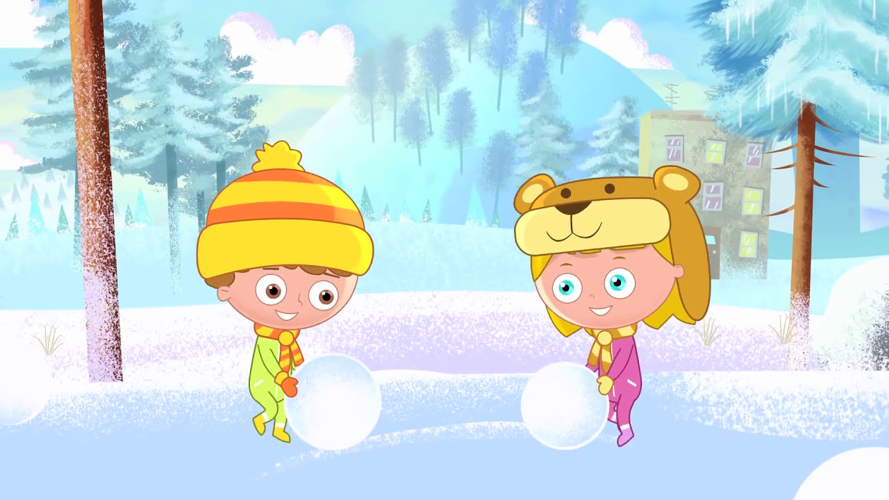🌨️ Bałwankowa rodzina - Zimowa piosenka dla dzieci na kanale bajubajuTV 🎶