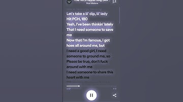Thumbnail of I Like You by Post Malone Lyrics #shorts