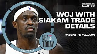 Woj on the SIAKAM TRADE: Pascal is EAGER to stay with the Pacers - Woj | NBA Today image