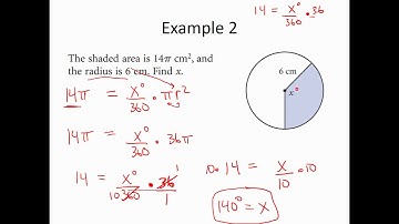 8.6 Area of Sector, Segment, & Annulus