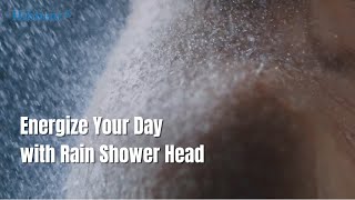 AMAZING SHOWER UPGRADE - Energize Your Day with Rain Shower Head Combo