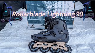 Baptizing the new Rollerblade Lightning 90 😤
