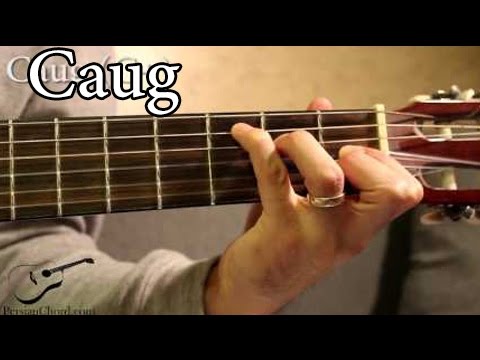 Caug Chord On Guitar C Youtube