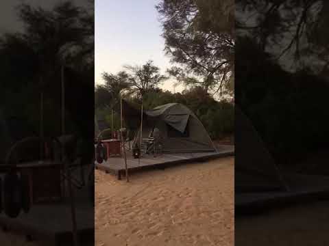 Camping in the Dubai desert..