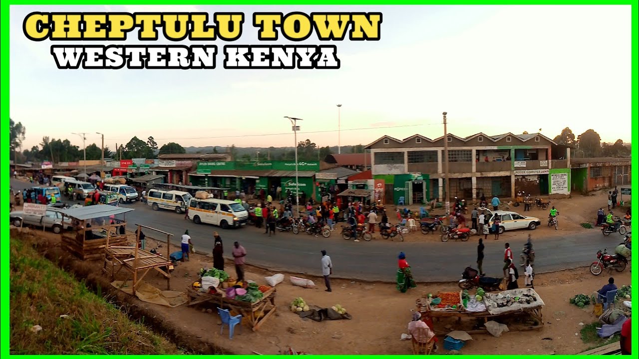 CHEPTULU TOWN In Western Kenya, Vihiga County, Vibrant Market Town