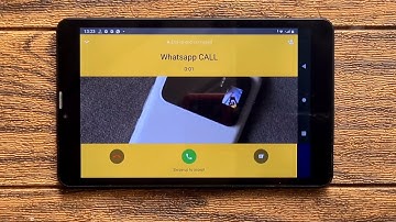 EVERCOSS EduTab Whatsapp incoming call