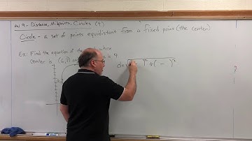 HW 9 (4) Distance, Midpoint, and Circles - Circles, Part 1