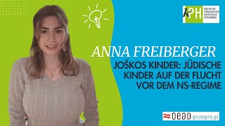 VWA Wettbewerb Sonderkategorie Anerkennungspreis: Anna Freiberger