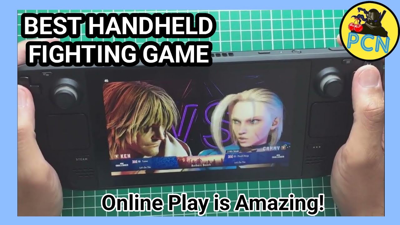 Street Fighter 6 + Steam Deck + Online = Handheld Fighting Game Paradise | BEST SETTINGS + Controls