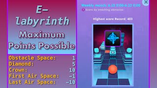 E-labyrinth💻 Weekly Match - Maximum Points Possible