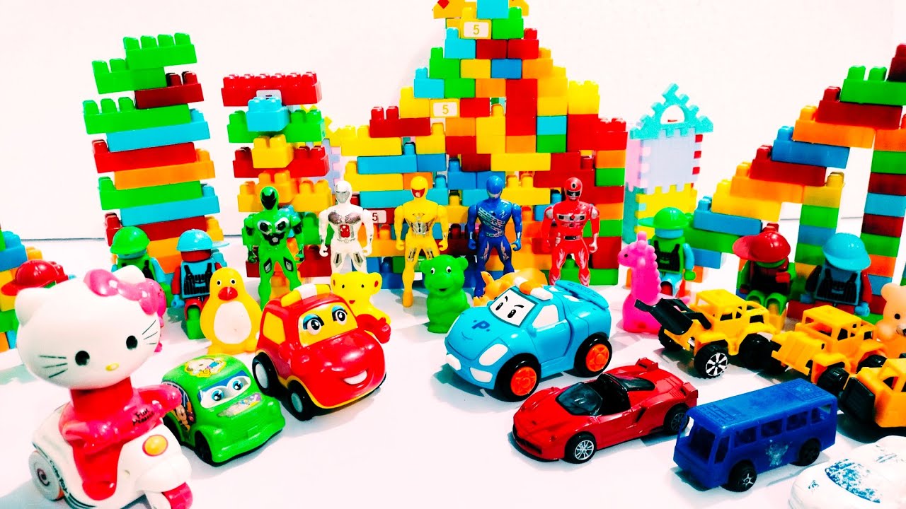 ASMR marble movie maker video satisfying building blocks house vedio