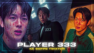 Player 333 4K Scene Pack || 4K 60fps Twixtor || Squid Game Season 3 || Lee Myung-gi || Yim Siwan