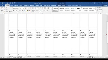 Mailings-Tab| How to create Envelopes and Labels in MS Word [Urdu/Hindi] Part#41
