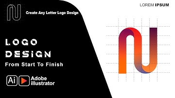 Logo Design Process From Start to Finish In Adobe Illustrator Tutorial || With Zakki Graphics |