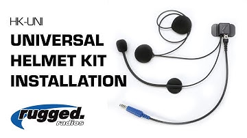 Universal Helmet Kit Installation Video