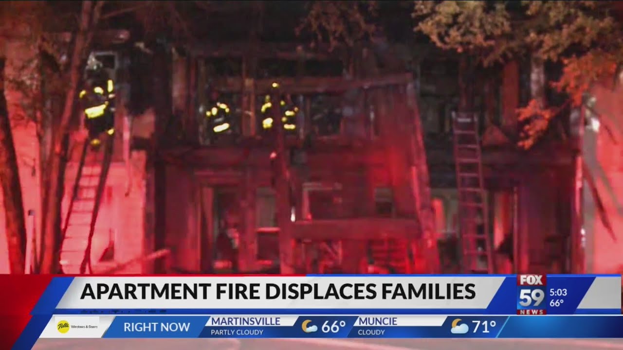 Civilian, firefighter injured in early morning apartment fire - YouTube