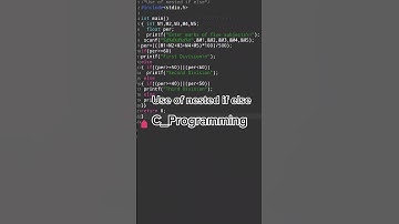 Use of nested if else and OR operator #programming #coding #cprogramming  #ytshorts