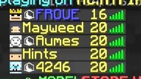 1v4 Clutch Against the Biggest Noobs (Mayweed, Aumes, 4246, and Hints) || Hypixel The Walls