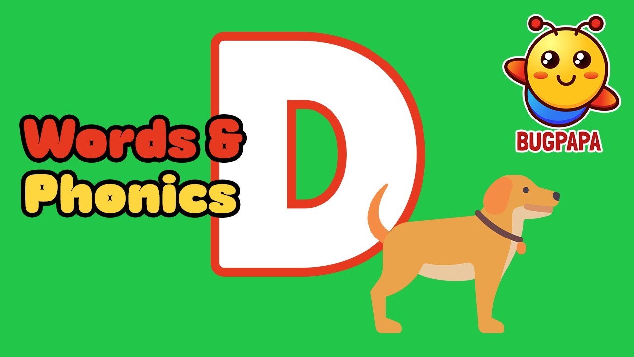 Letter D | Dance, dog, doll, donkey, duck | ABC for kids - YouTube