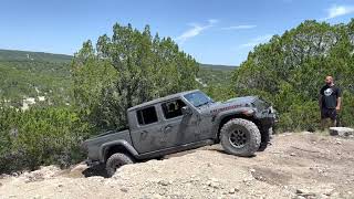Jeep Gladiator on 37s at hidden falls