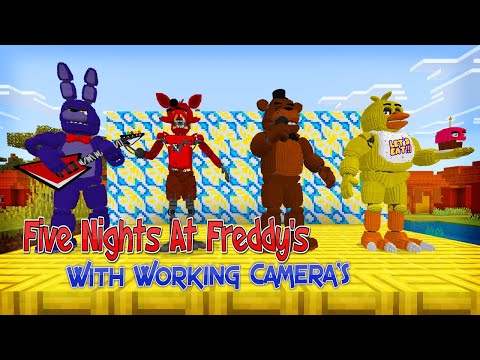 Five Night's at Freddy's [Working Cameras!] - MULTIPLAYER BEDROCK