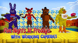 Five Nights At Freddy's Mod !!With working Cameras!! Minecraft PE screenshot 5