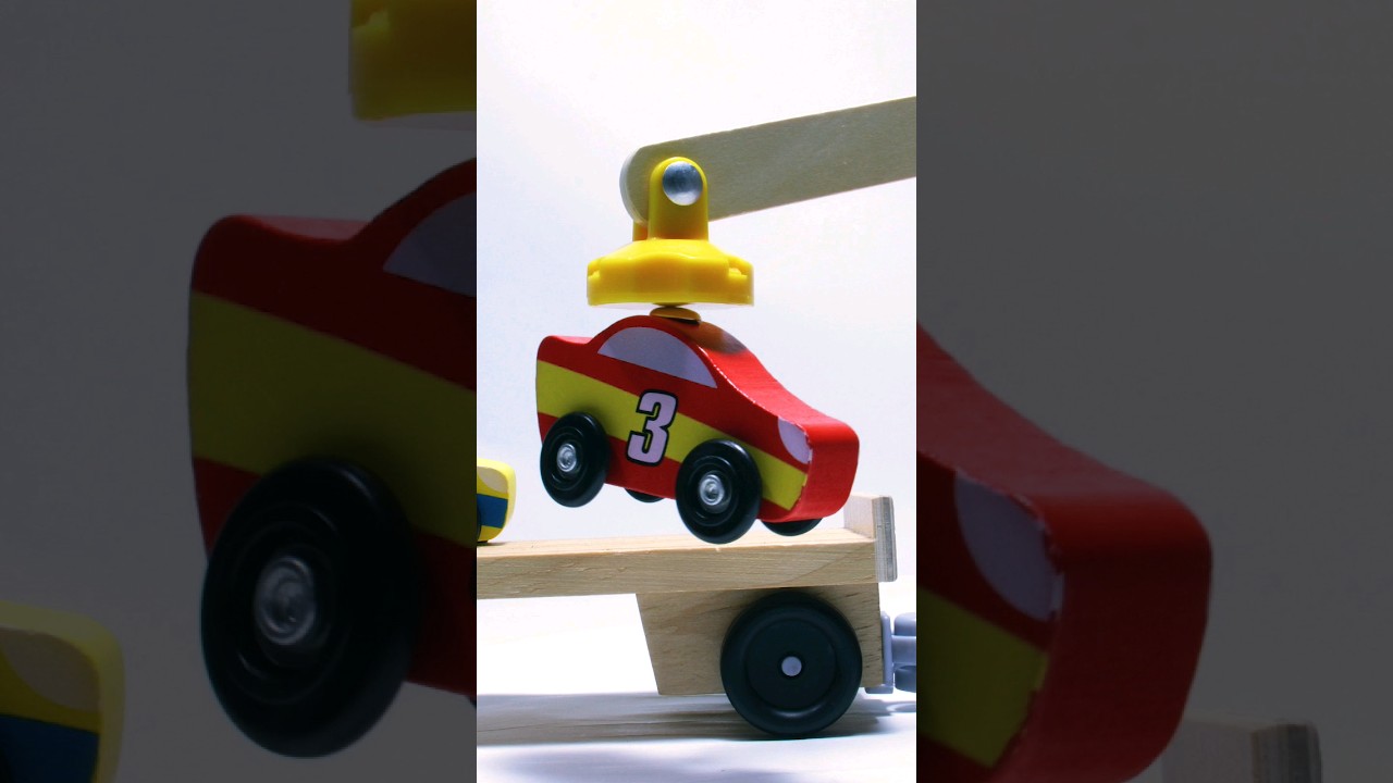 Crane Drop Off | Racers 1-4 Unloaded #TOY #CARTOONS