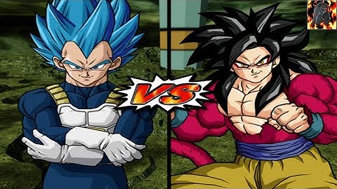 DBZ BT4 Mod SSBE Vegeta(CPU) VS SS4 Goku(CPU) 60 FPS