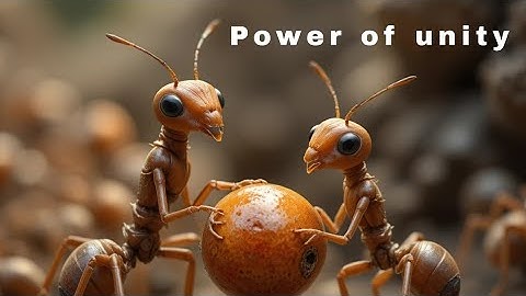 Power of Unity | One Ant Teaches the Importance of Working Together 🐜🤝
