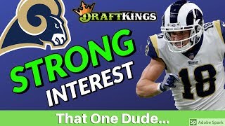 DRAFTKINGS NFL WEEK 2 WIDE RECEIVER PICK | NFL DFS That ONE Dude