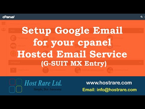 Setup Google Email for your cpanel Hosted Email Service (G-SUIT MX Entry)