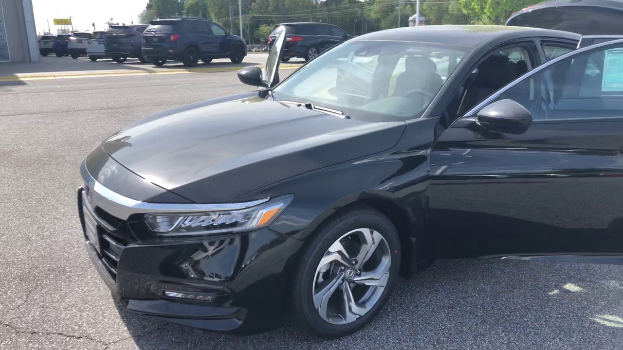 2020 Honda Accord EX Black - YouTube