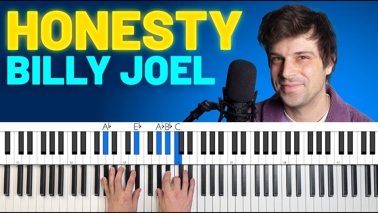 How To Play “Honesty” by Billy Joel [Piano Tutorial + Chord Chart]