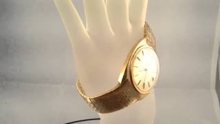 Clean Vintage OMEGA Constellation Automatic 18k Gold Swiss Watch