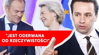 Bosak uderzył w Ursulę von der Leyen: Jest oderwana od rzeczywistości