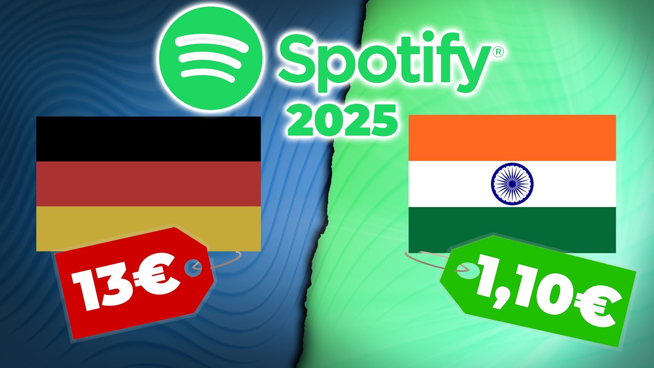 Spotify Premium günstiger über VPN Indien