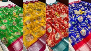 3D Printed Organza Sarees | Free Shipping & COD Available | Whatsapp: 9500255044?