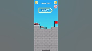 Draw bridge puzzle game level 1903 #gaming #drawing #Shorts