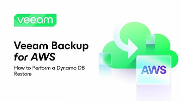Veeam Backup for AWS: How to Perform a DynamoDB Table Restore