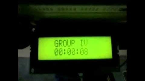 liquid crystal display clock using at89c2051