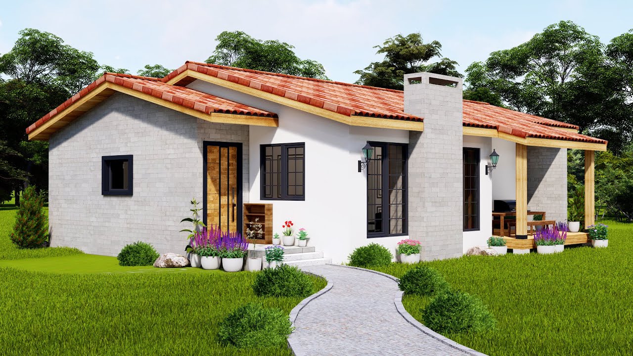 Маленький и уютный коттедж с двумя спальнями (95 кв.м) – просто комфортно и удобно