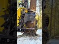 Sunny spring day in the forest. ☀️ Perfect spruce fall. 🌲 John Deere 1270G  #forestry   #logging