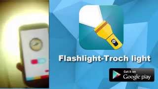 flashlight with compass android apps downlaod now screenshot 2