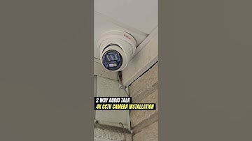 Secure Your Home with 2-Way Audio CCTV Cameras! 🗣️ | Professional Installation #securitycamera