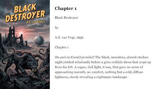 A. E. van Vogt's Black Destroyer (1939) Complete Unabridged Audiobook With Text (Light Theme)