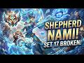SHEPHERD NAMI COMP IS BROKEN! 😱 | TFT Set 17 Ranked Gameplay (No Commentary)