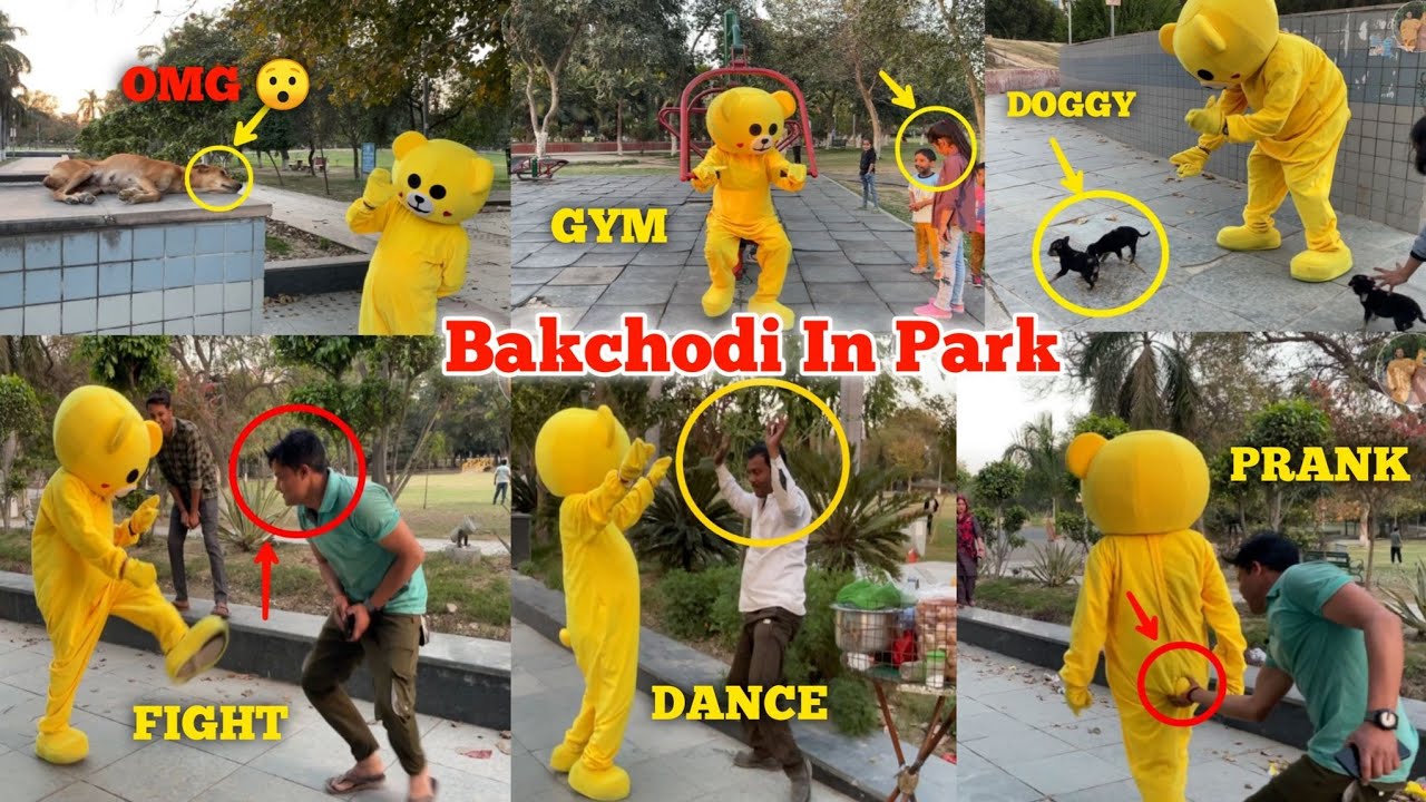 🐕Dog prank 🔥Teddy bear 🧸 Backchodi in park 🤣 || Rendom park 😂 prank.
